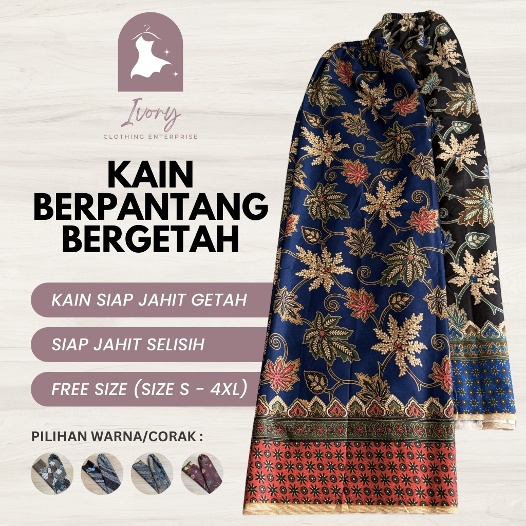 Kain Berpantang Bergetah / Confinement Sarong / Kain Batik Instant / Basahan / Maternity Skirt [2004 - 2005]