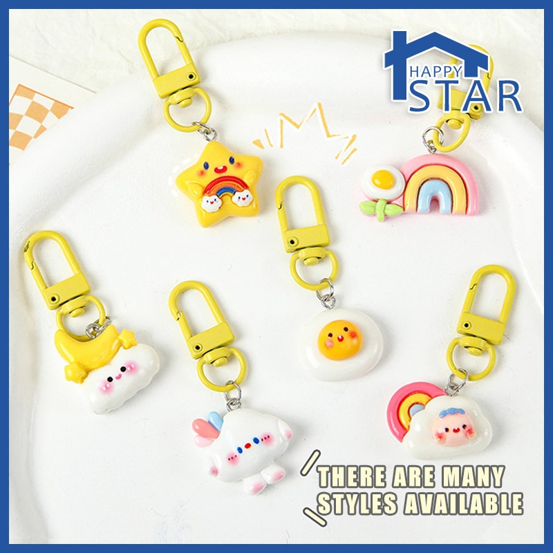 New Cute Cartoon Keychain Exquisite Girls' Bag Accessories Pendant Elementary School Gift Pendant Jewelry