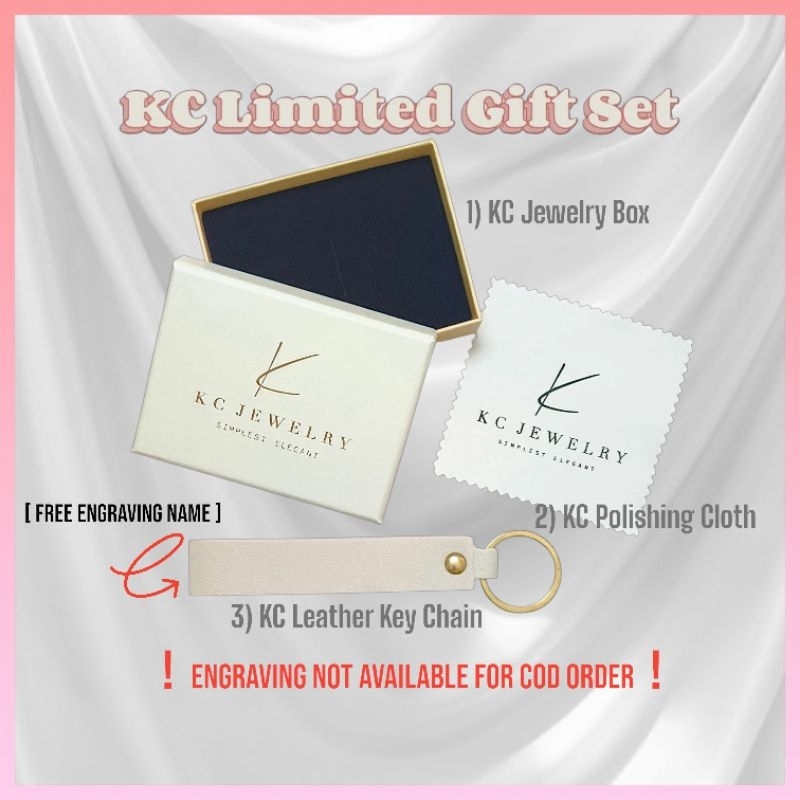 KC Limited Gift - Jewelry Box / Polishing Cloth / Leather Key Chain