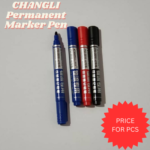 CHANGLI Permanent Marker Pen CAN REFILL INK(PM-9916)Large capacity, dedicated for logistics/大容量 物流专用