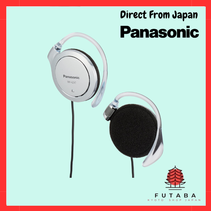 Panasonic RP-HZ47 Clip-On Headphones (Red, Silver, Black, Blue, White) Direct from Japan