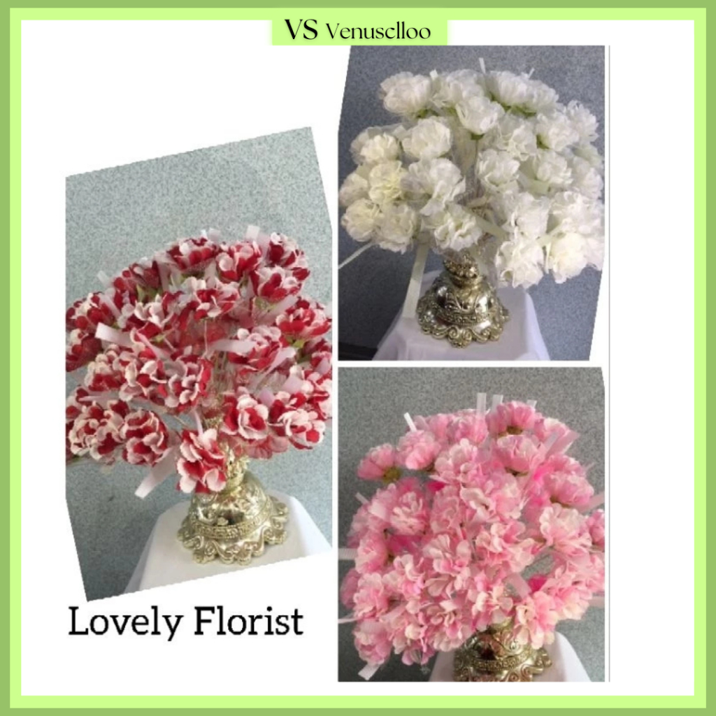 50PCS PREMIUM BUNGA TELUR EGG FLOWER KENDURI WEDDING DOORGIFT HADIAH KAHWIN TUNANG HANTARAN ENGAGEMENT GIFT CREAM GOLD