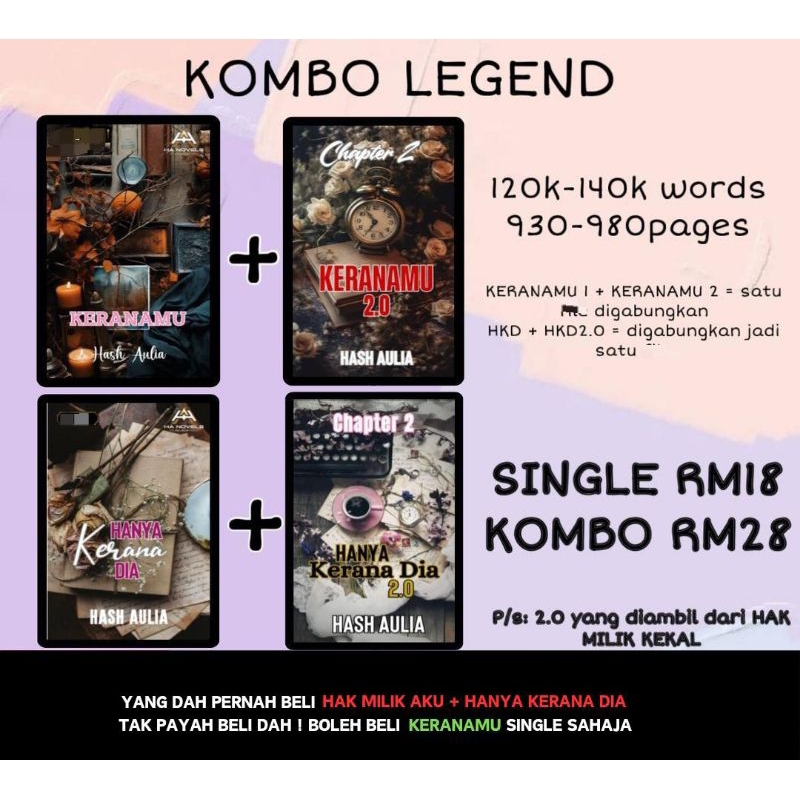 [KOMBO LEGEND] KERANAMU | HANYA KERANA DIA - HASH AULIA