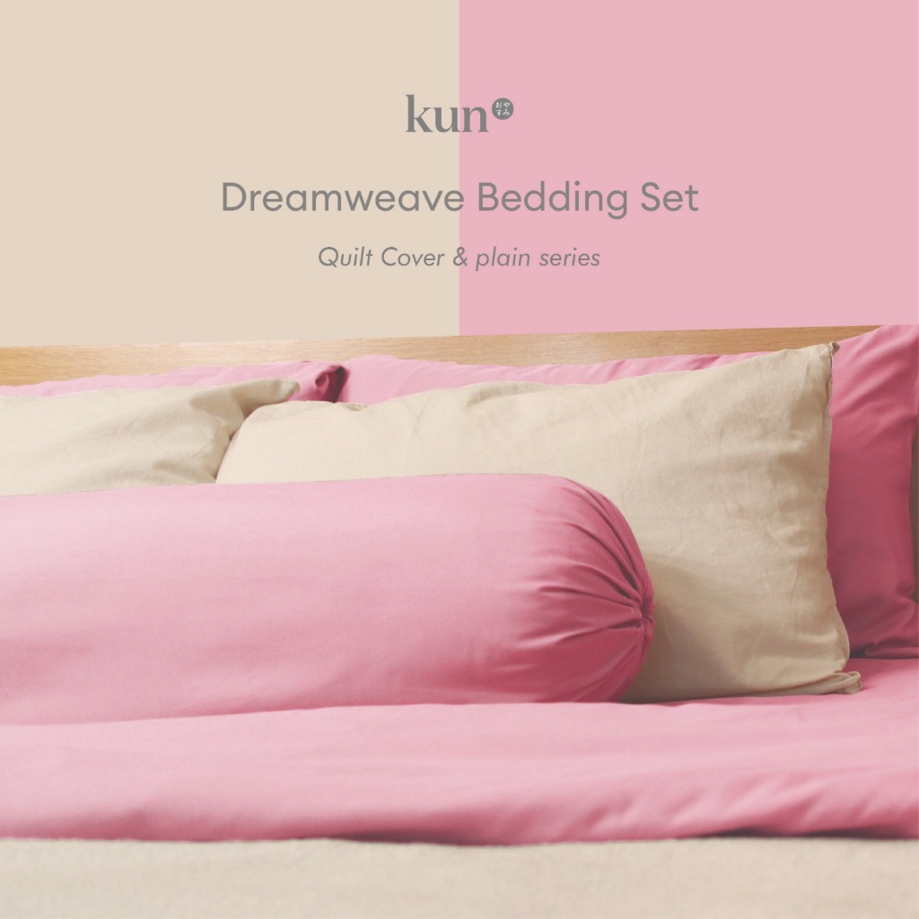 kun Dreamweave Complete Bedding Set with Quilt Cover (Plain)