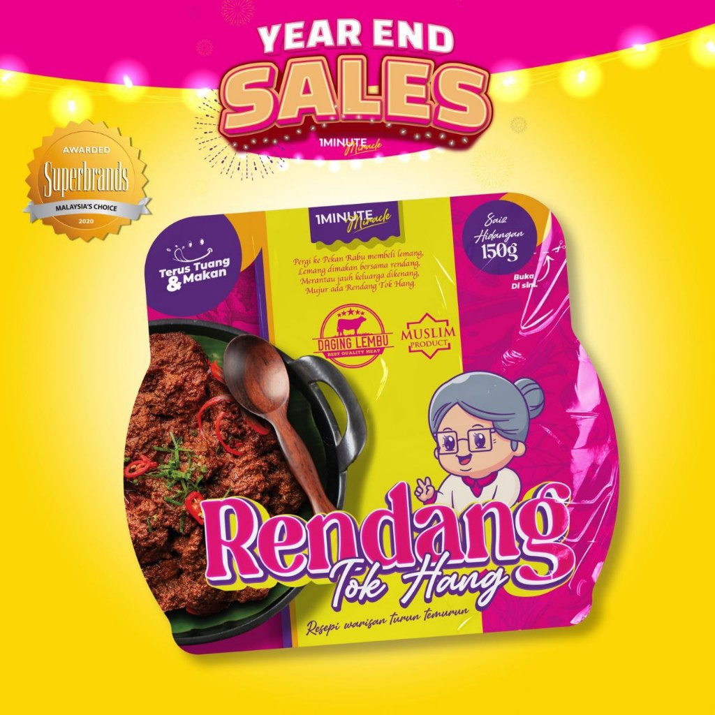 1MINUTE MIRACLE | RENDANG TOK HANG [Ready To Eat]