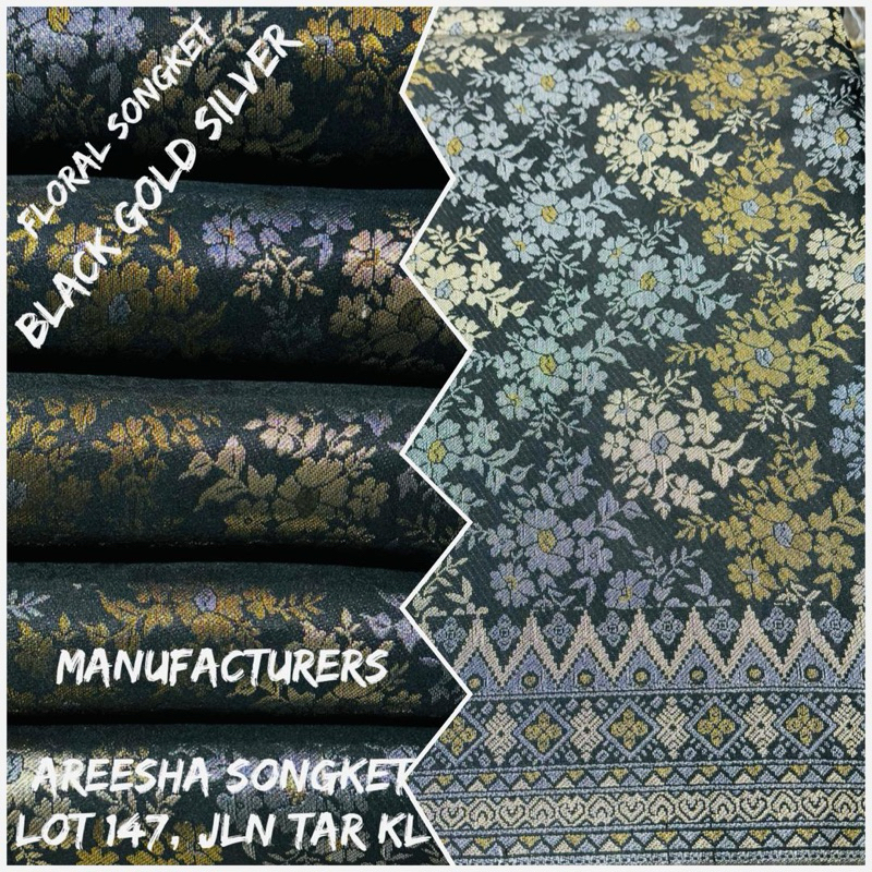 SONGKET TENUN ASLI, Songket Penuh, Kain Pasang Songket, Songket Murah Ready stock