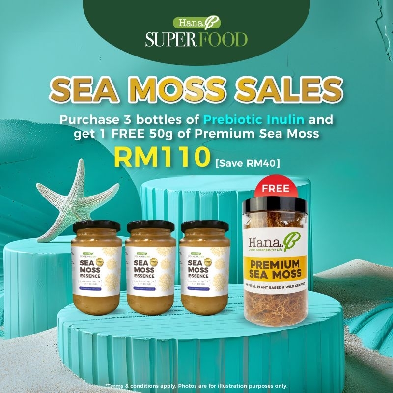 Sea Moss Essence Inulin Prebiotic (BLUE LABEL)