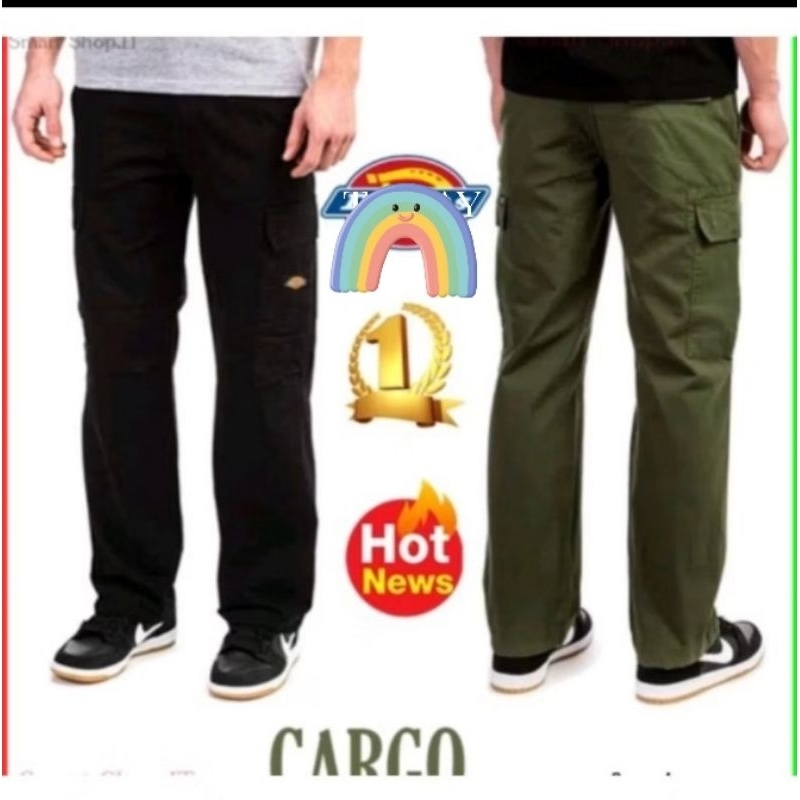 Cargo Pants Men [28-40]Seluar Cargo Lelaki Cutting Straight Cut Six Pocket Working Pants Seluar Kerja Lelaki.