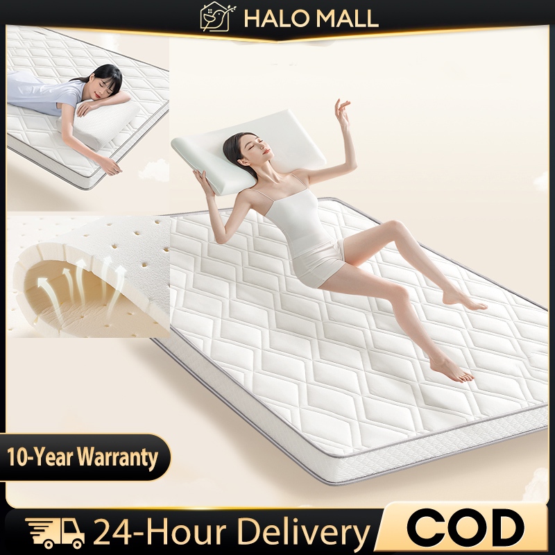 Halo Thicker Tilam Topper Tatami Mattress Tilam Tebal Single/Queen/King Bed Topper Toto Tebal Spring Four Seasons Tilam