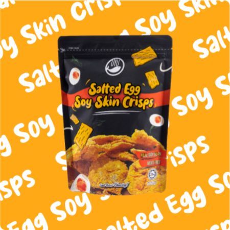 OYUFISH Salted Egg Soy Skin Crisps – 70 grams