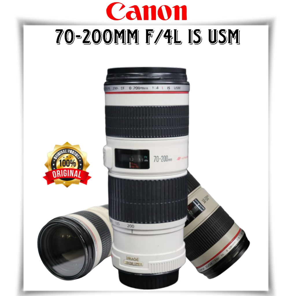 Canon 70-200mm f/4L USM (Used) Like new condition  9/10