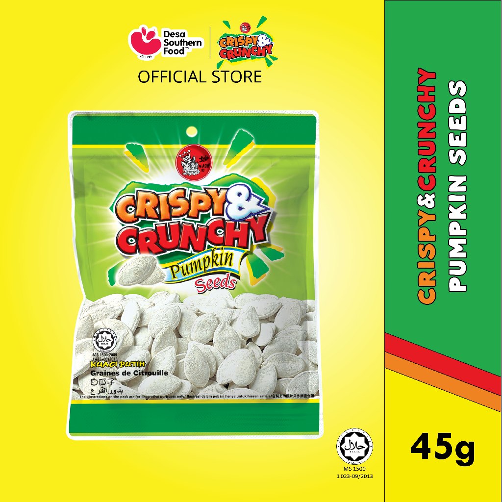 Crispy&Crunchy Pumpkin Seeds/Kuaci Putih - 45g