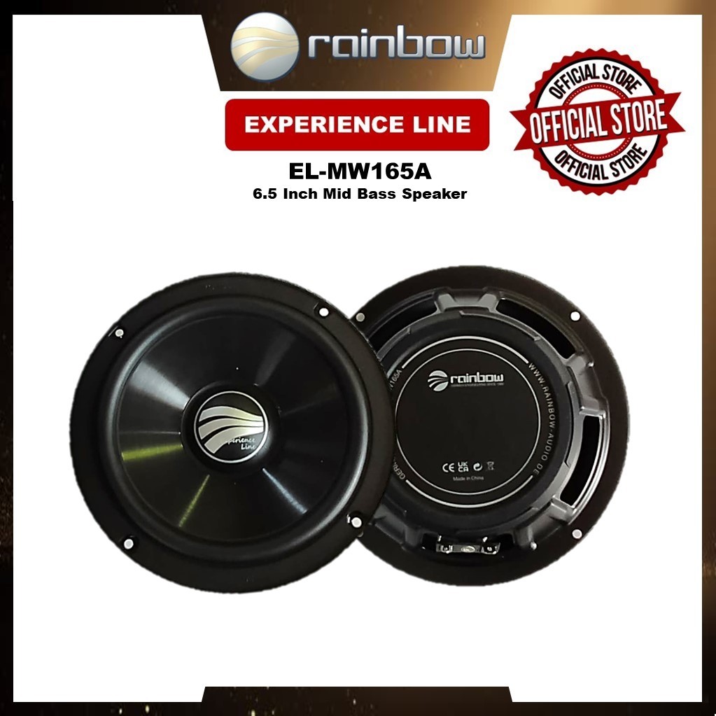 Rainbow Audio | Car Audio 6.5 Inch Mid Bass Speaker | EL-MW165A