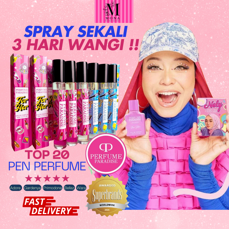 Perfume Paradise Original Hq Minyak Wangi Perempuan Perfume Paradise Pen Tahan Lama Travel Bottle