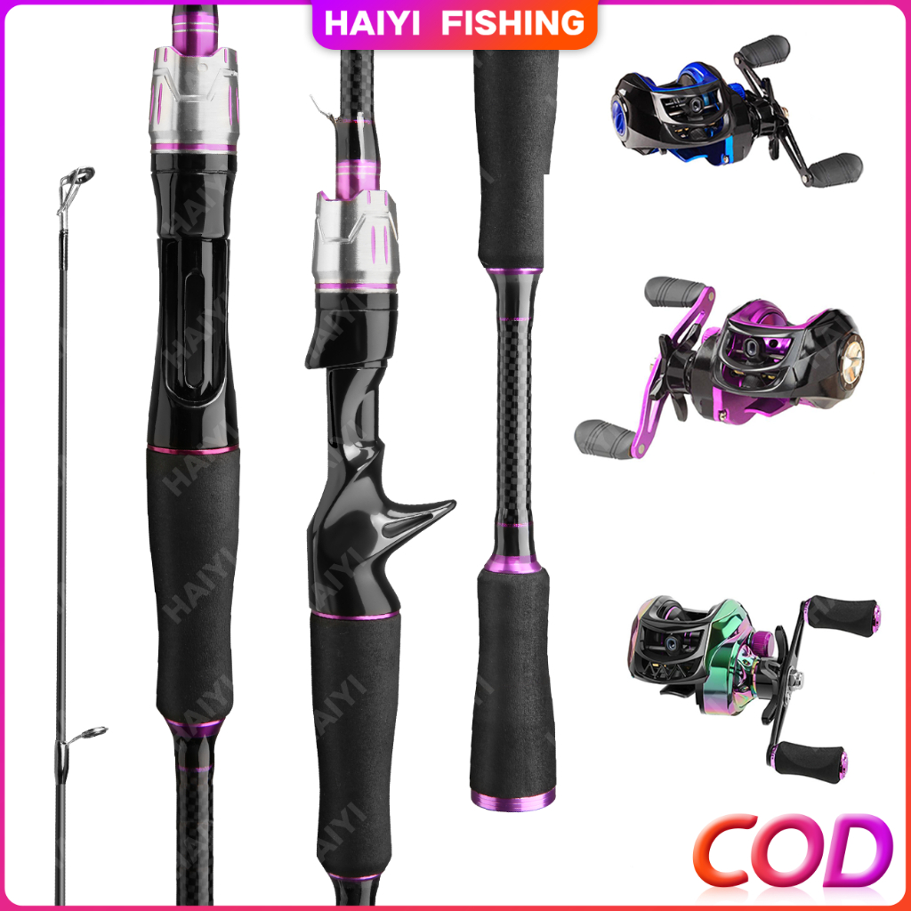 HAIYI FISHING Ultra Light Rod Joran Pancing Gelanggang Reels Set 7.2:1 Gear Ratio Left/Right Hand