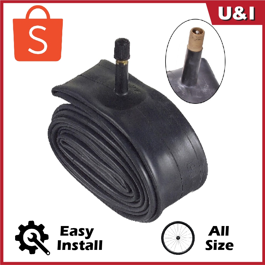 12/14/16/18/20/22/24/26/26x1.38/27/27.5/29/700 Premium Bicycle Tube Basikal Tiub Schrader AV Long Valve 48mm60mm Panjang