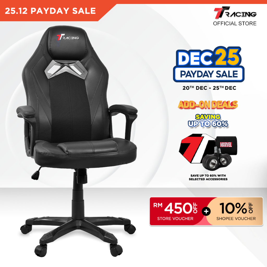 TTRacing Duo V3 Duo V4 Pro Gaming Chair Ergonomic Office Chair Kerusi Gaming Seat - 2 Years Official Warranty