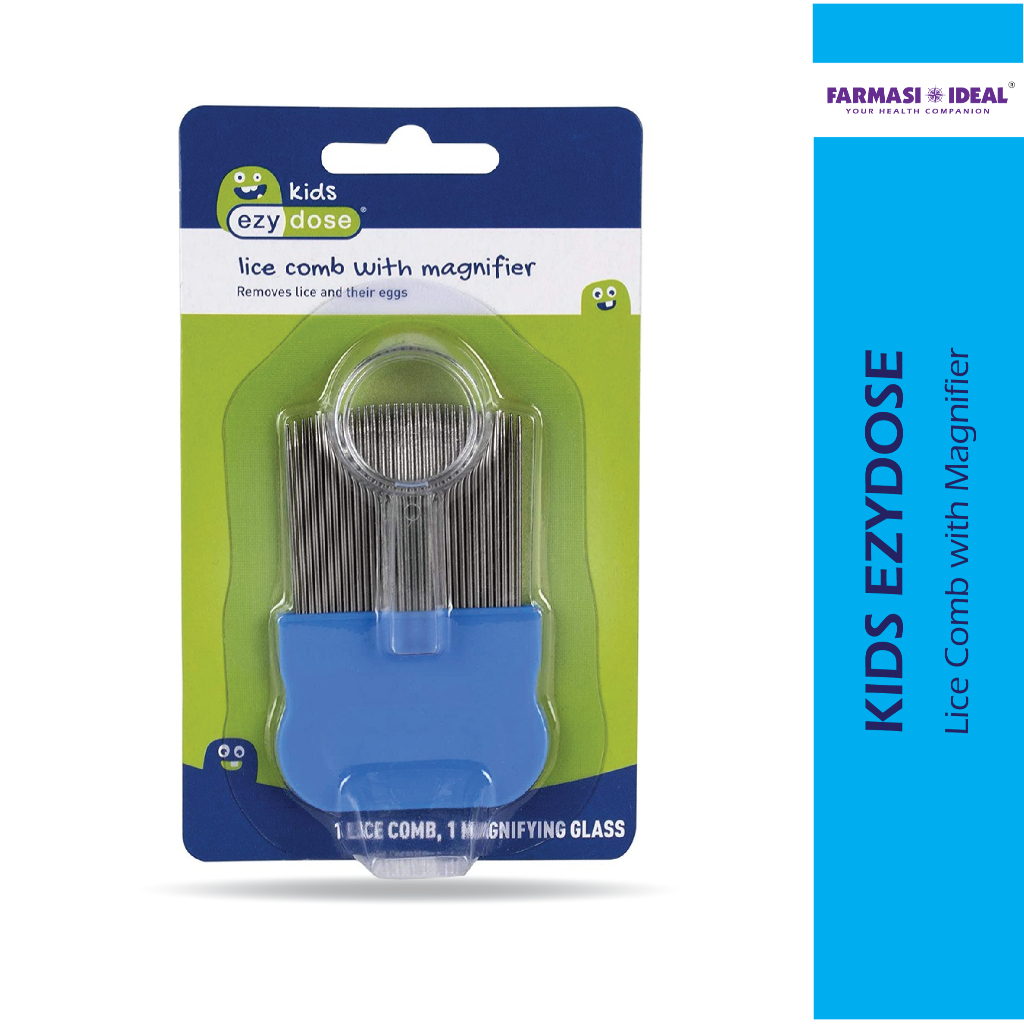 Ezy Dose Kids Lice Comb With Magnifier - Sikat kutu dan kanta pembesar