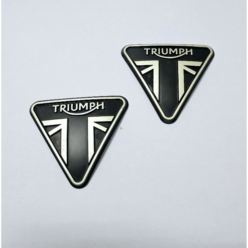 Triumph Motorcycles 3D Zinc Aloy Fuel Tank Emblen Decal Logo