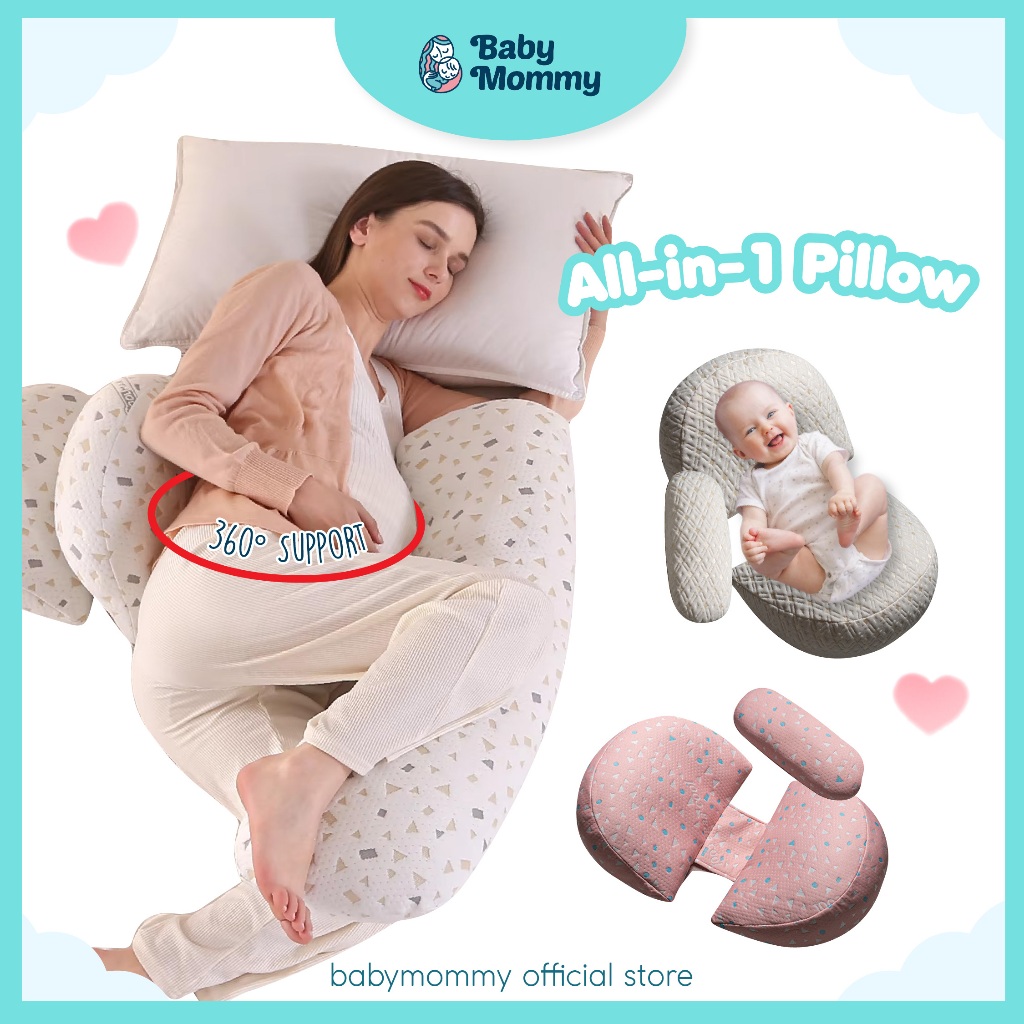 ReadyStock Premium Quality Pregnancy Pillow U Shape / H Shape Multi Use Back Protect Pregnant Mommy Pillow Maternity