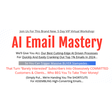 The AI Email Mastery By Mario Castelli & Luke [Video Course]