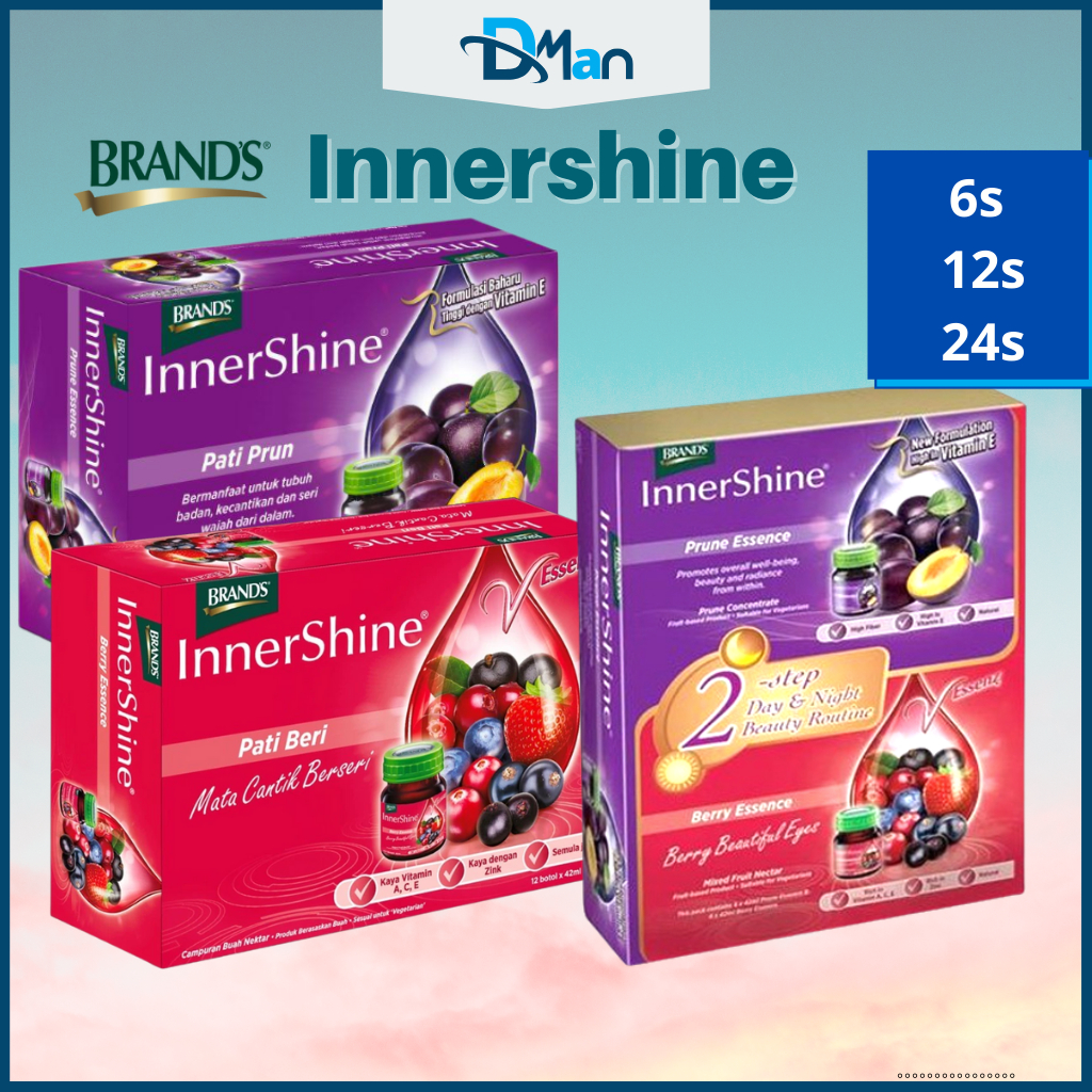 BRAND'S Brands Innershine Berry / Prune Essence 42ml x 6s  42ml 12s 14 24s 6s bottles Brands