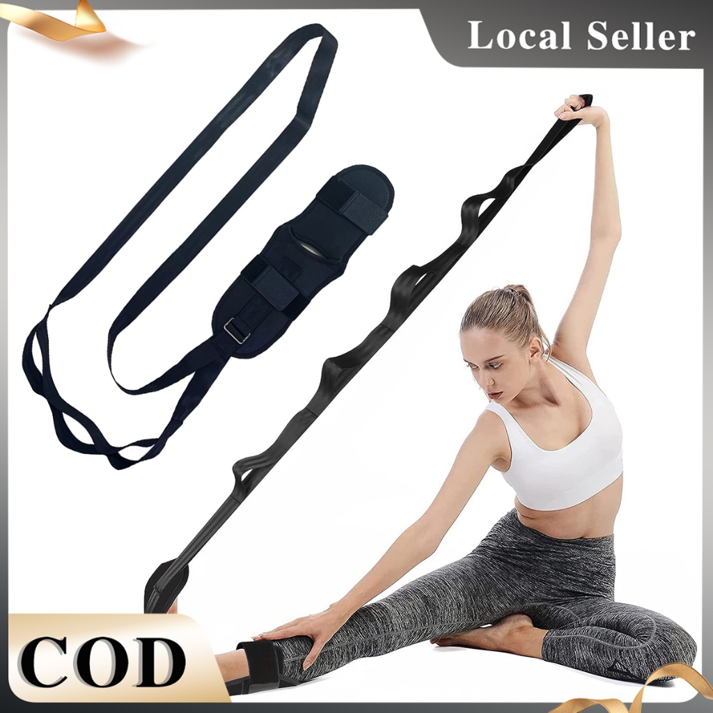 Ligament Stretching Belt Black Stretching Band Yoga Foot And Leg Stretch Strap Stretching Belt