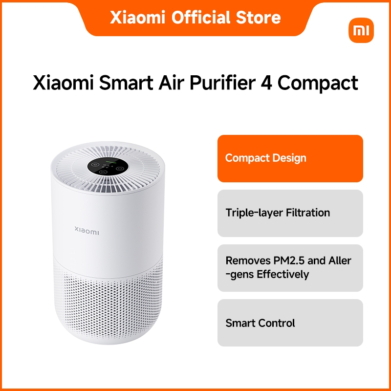 Xiaomi Smart Air Purifier 4 Compact Smart Control/Ultra quiet/Compact Size/1-year-warranty
