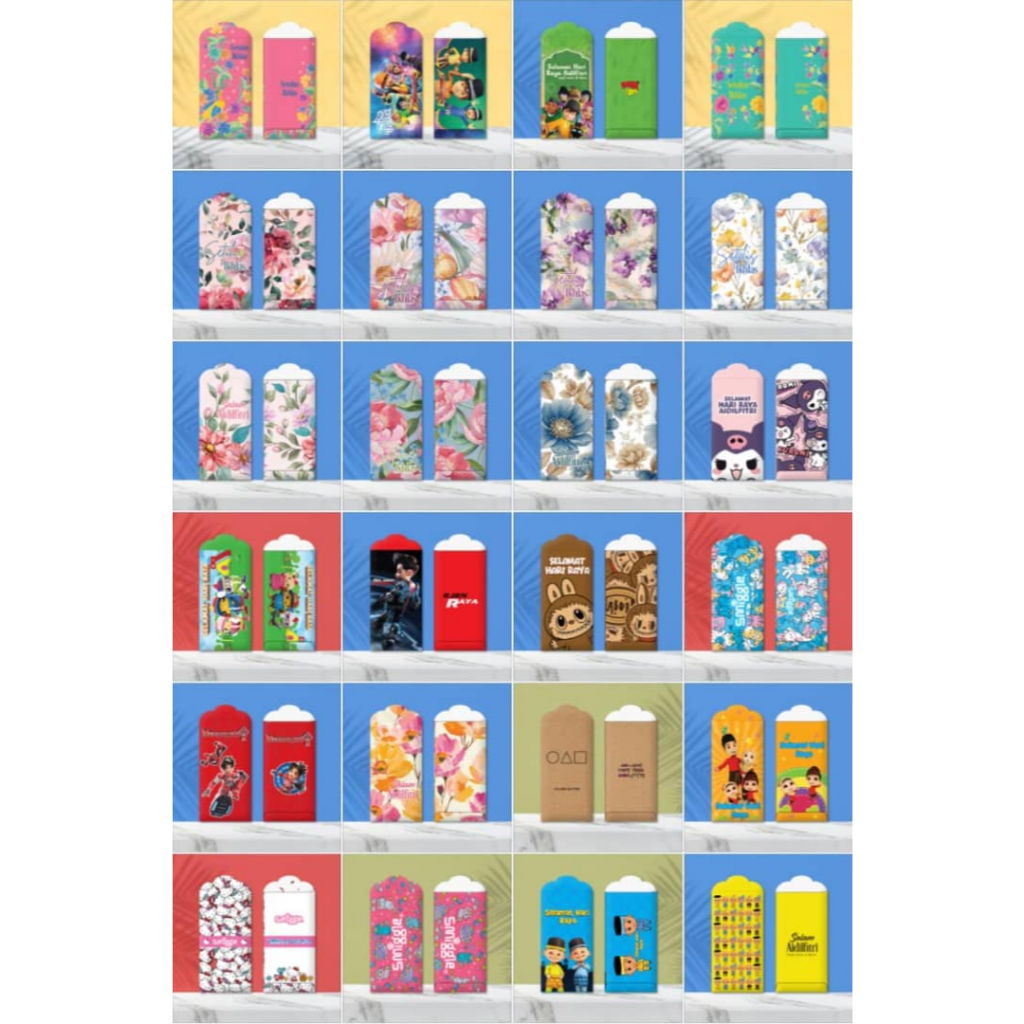 SAMPUL DUIT RAYA 2025 LIMITED EDITION 5PCS/pkt