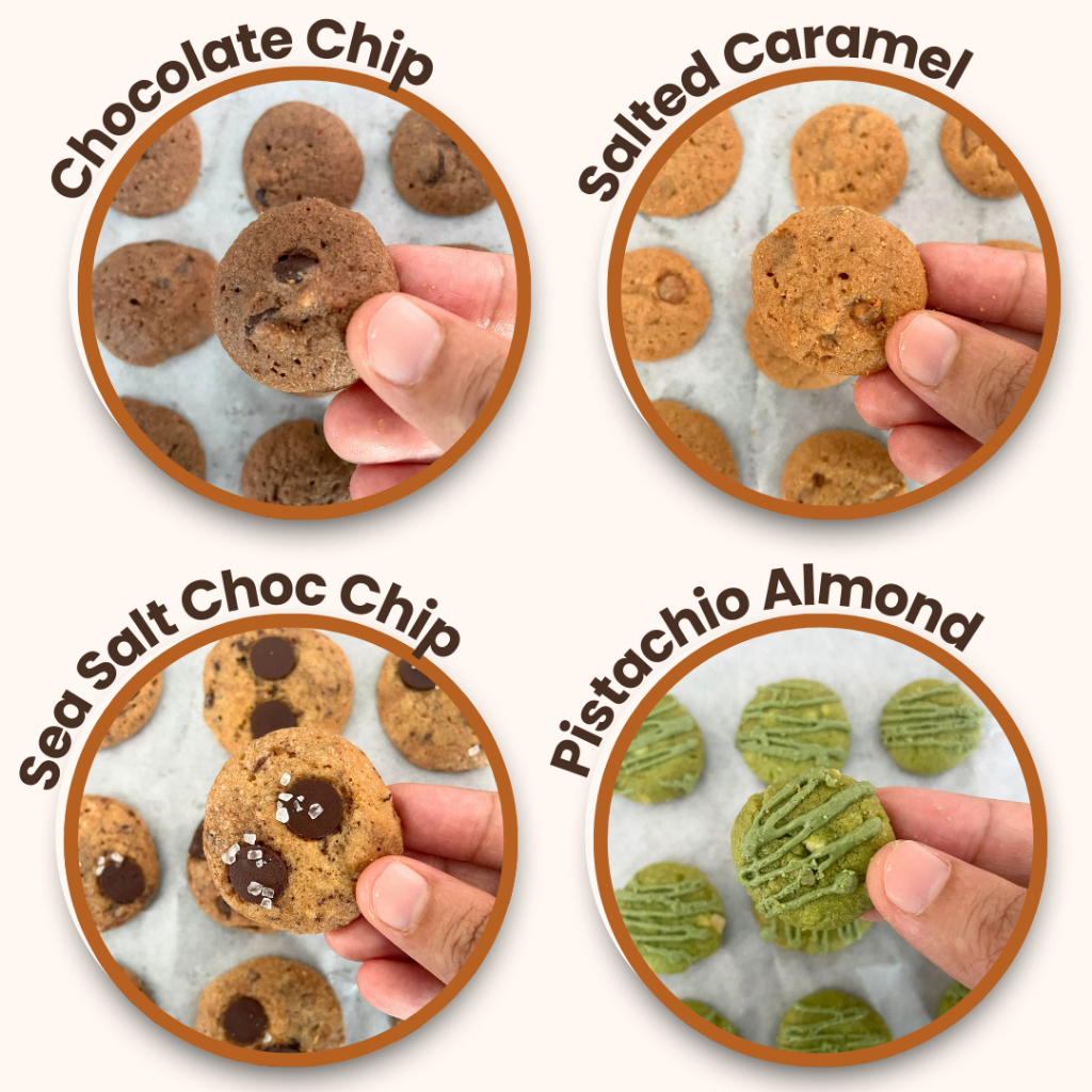 [BISKUT RAYA] CHOCOLATE CHIP/ SALTED CARAMEL/ SEA SALT CHOC CHIP/ PISTACHIO ALMOND || MIRAZA DELIGHTS
