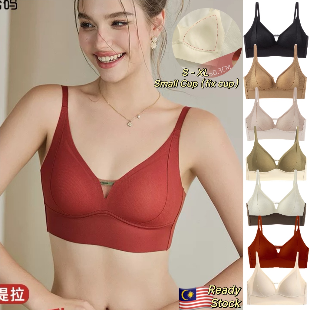 Women Bra 6056 Thin Cup Seamless Wireless Bra Comfortable Bra Sexy Design Push Up