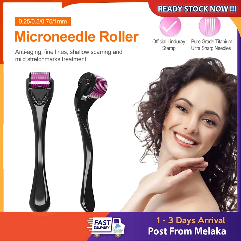 Micro Needle Microneedle Roller Titanium Hair Regrowth Dermaroller Therapy Skincare Product Kulit Terapi Absorption