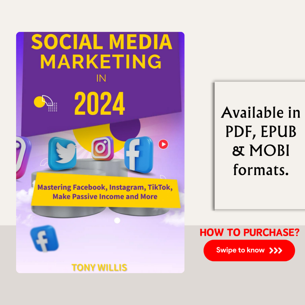 Social Media Marketing in 2024: Mastering Facebook, Instagram, TikTok, Make Passive Income and More