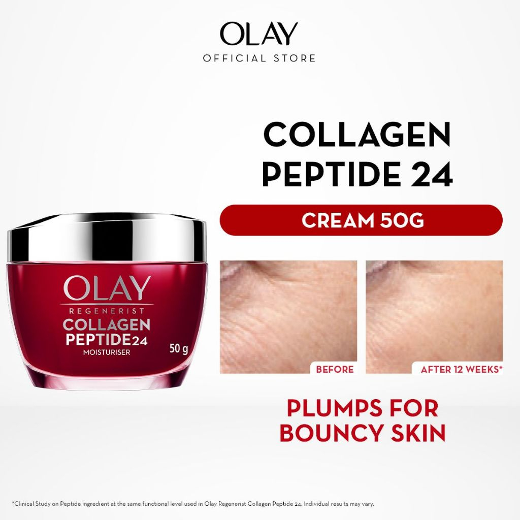 Olay Regenerist Anti Aging Collagen Peptide 24 Moisturiser 50G Skincare