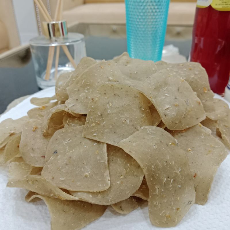 Keropok Nipis IKAN TAMBAN Asli TERENGGANU, EXTRA IKAN. Sedap dan Murah,Dari Kilang 100% IKAN SEGAR, Tanpa Pewarna Tiruan