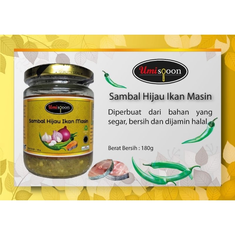 Sambal Hijau Ikan Masin