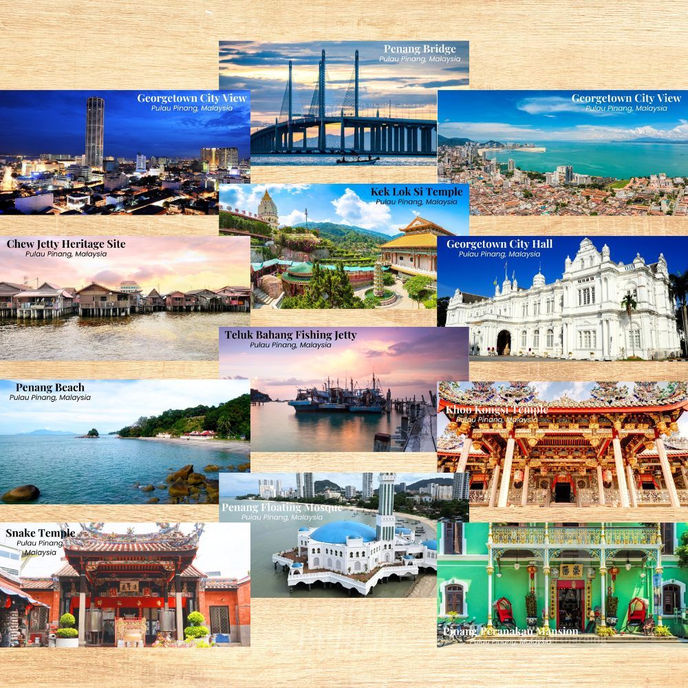 Malaysia Pulau Pinang Penang Gift Souvenir Fridge Magnet Door Gift Food Culture Festivities 10 cm x 5 cm