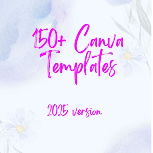 Bundle 150+ Template Canva 2025 (PLR MRR) | Produk Digital Siap Jual | Planner & Jurnal