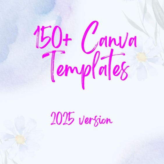 Canva Templates Bundle (150+ Designs) PLR MRR | 2025 Edition | Digital Planners | Resell Rights