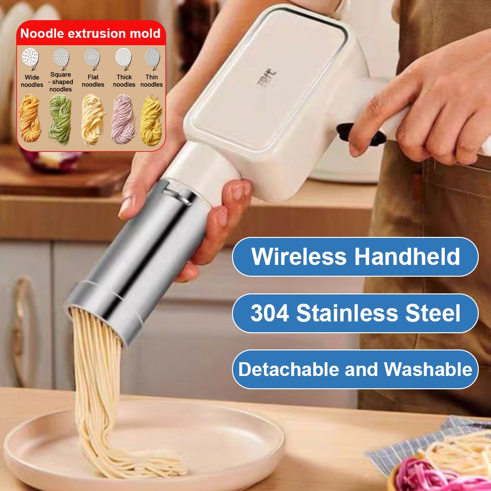 Automatic Noodle Maker Machine With Modes Quickly Spaghetti Pasta Portable Household Electric Kitchen Press Mesin Mee