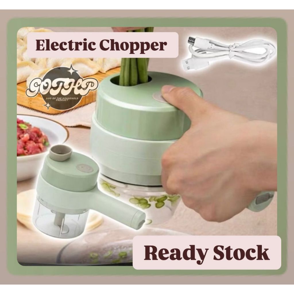 Electric Garlic Chopper Mini Food Chopper For Food Blender Cordless Garlic Masher Portable Garlic Chopper