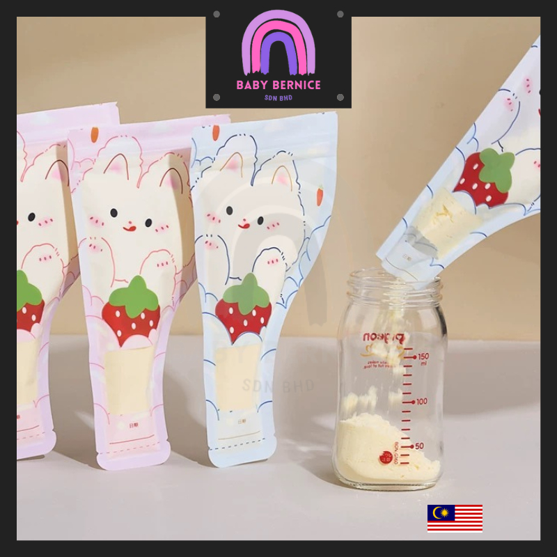 *MILK POWDER STORAGE BAG* Disposable Milk Powder Storage bag Plastik Simpanan Susu Tepung 30pcs