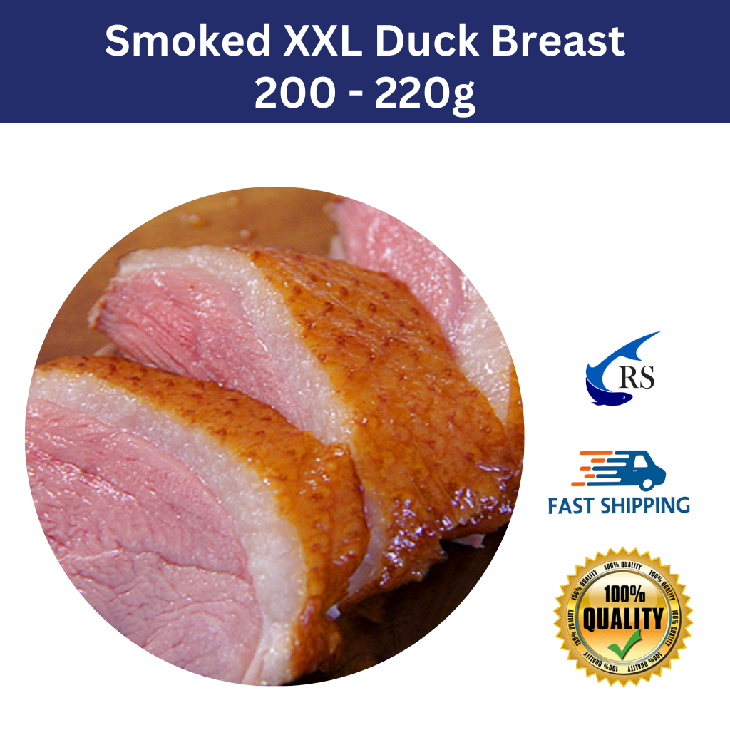 RS XXL Smoked Duck Breast (200-220g) Payudara Itik Salai 烟熏鸭胸 鸭胸 - RS FOOD MART