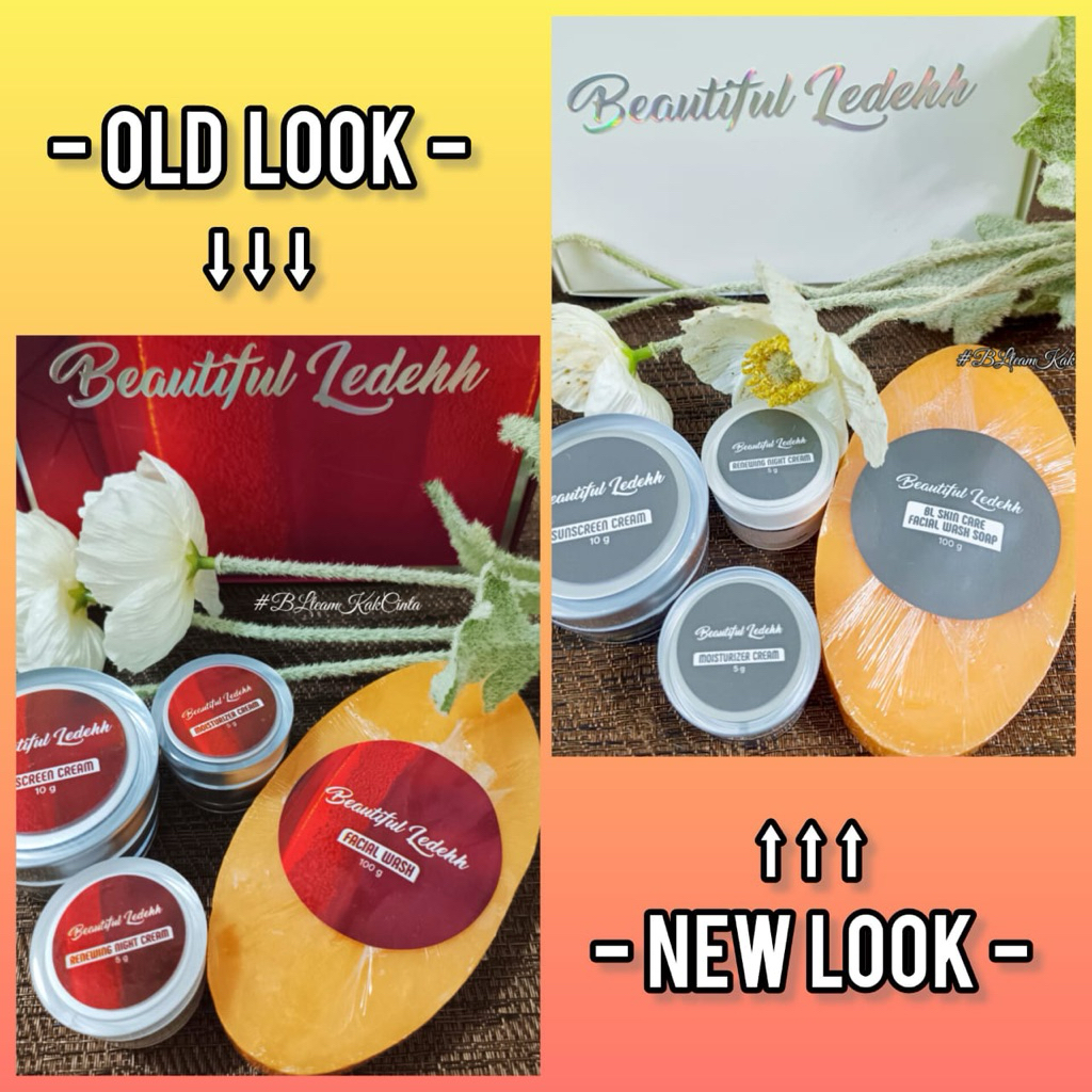 BEAUTIFULL LEDEH NEW STICKER(WITH FREE GIFT STOKIS PENANG)