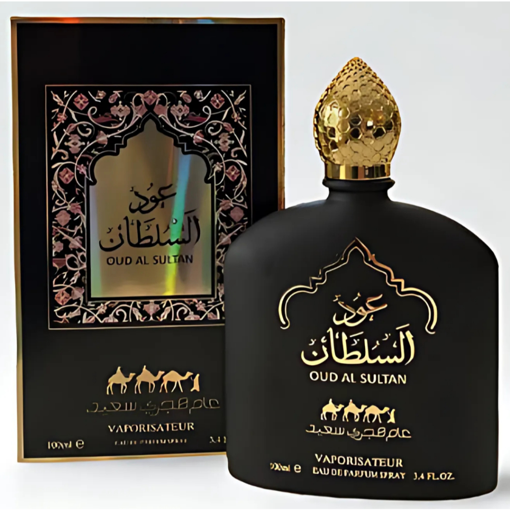Dubai Perfume Oud Al Sultan Black Arabic EDP Long-lasting Perfume For Men & Women 100Ml Unisex Perfume Spray