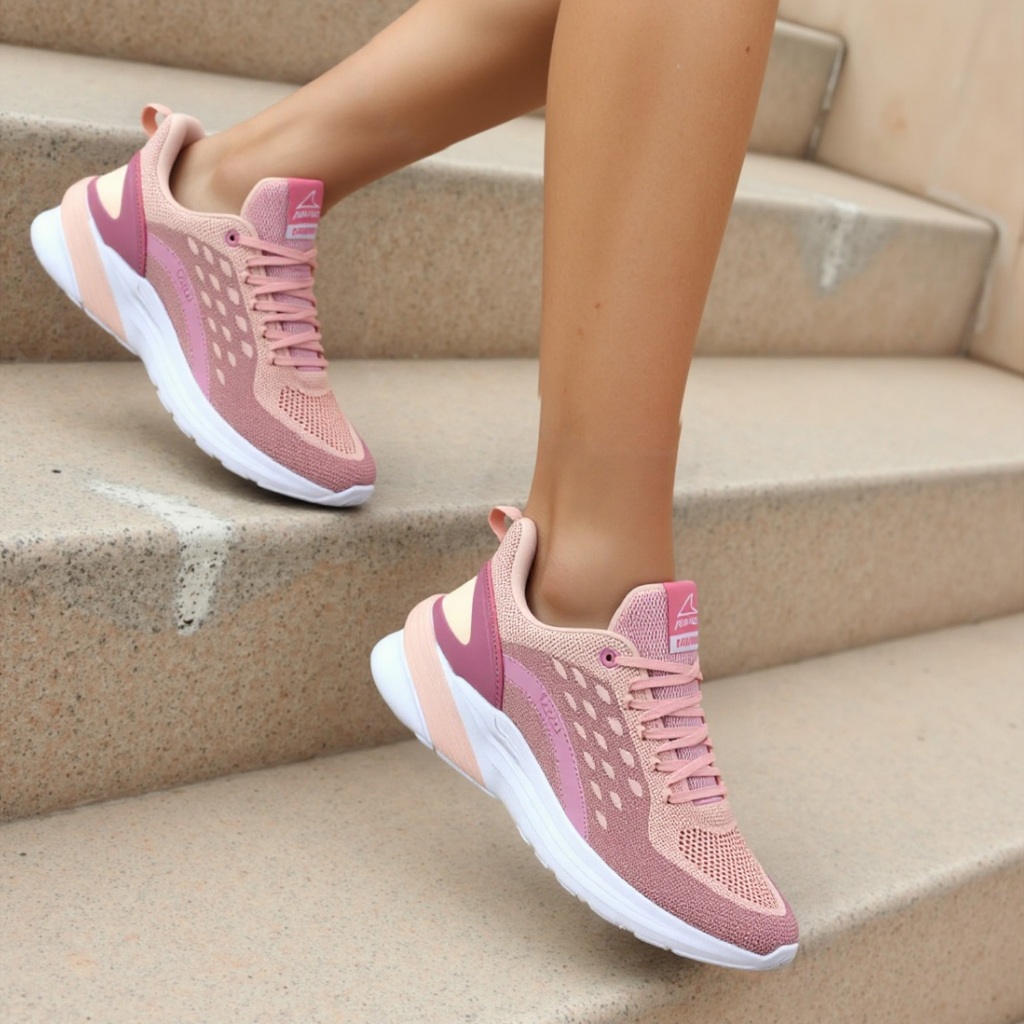 POWER My016 Women Pink / Brown Running Shoes / Sneakers 5425723 / 5424723 Kasut Lari Kasut Sukan Perempuan