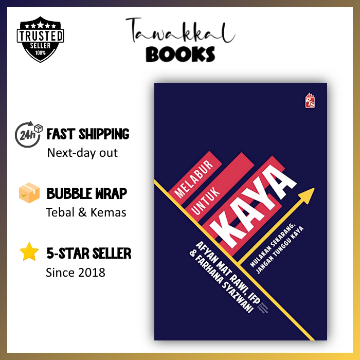 [Buku] Melabur Untuk Kaya | Afyan Mat Rawi Farhana Syazwani | PTS Publishing