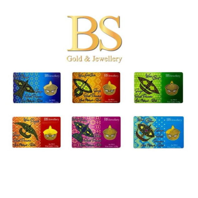 Bs Jewellery Emas 999.9 Goldbar Edisi Wau - F55
