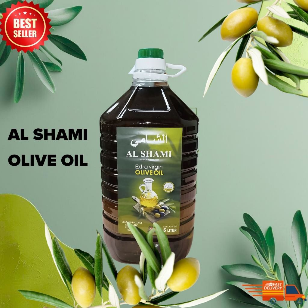Extra Virgin Olive Oil 5L / Al Shami Olive Oil / Good Quality