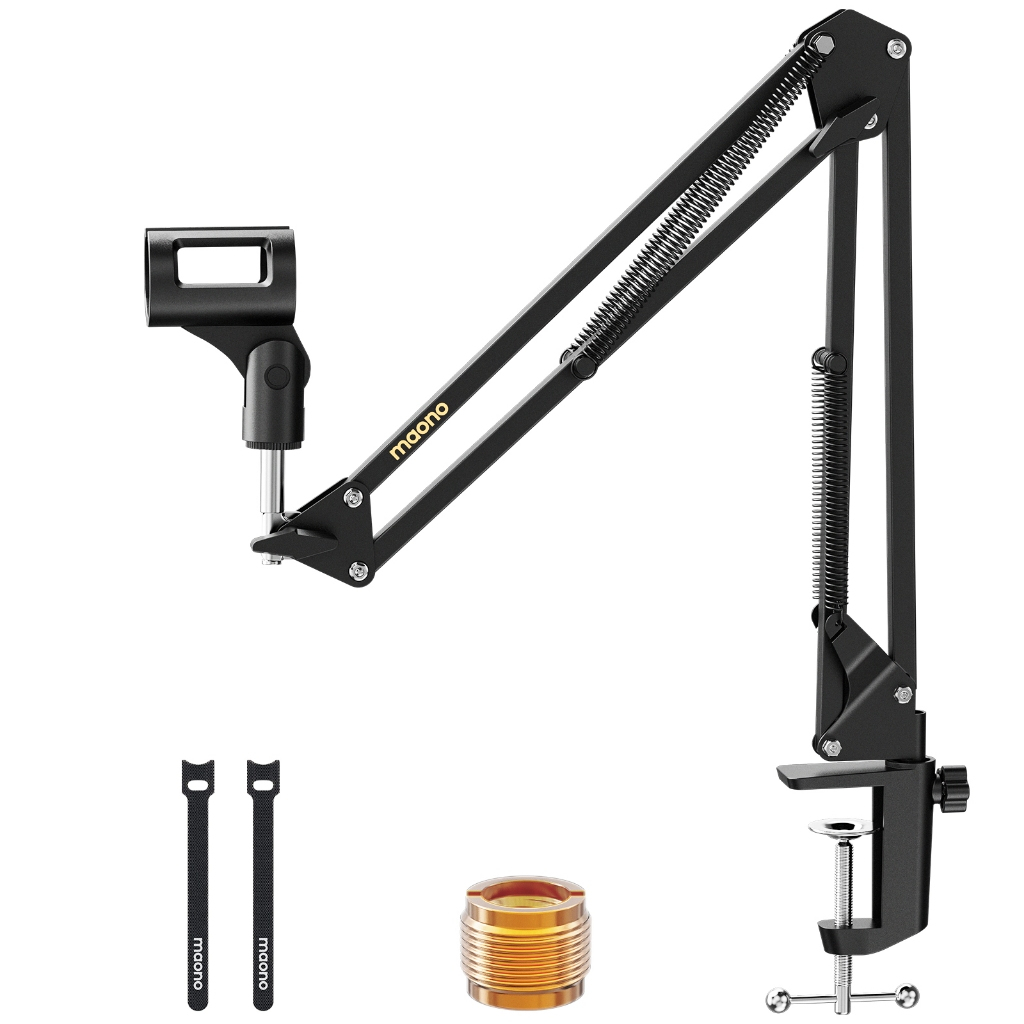 MAONO BA20 /BA37 MICROPHONE SUNSPENSION BOOM SCISSOR ARM STAND WITH FLEXIBLE & ADJUSTABLE DESIGN FOR
